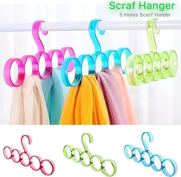 Crystal 5-Hole Scarf/Shawl Hanger