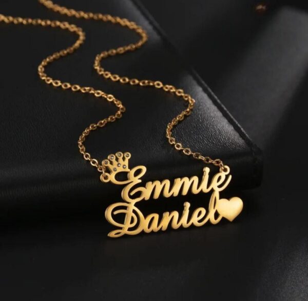 CUSTOMIZE GOLD PLATED NAME LOCKET - Image 7