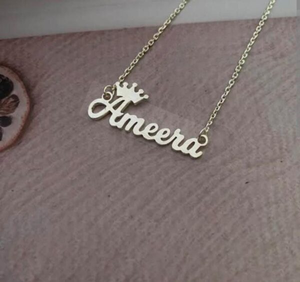 CUSTOMIZE GOLD PLATED NAME LOCKET - Image 10