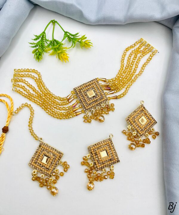 Choker Set With Earings And Tika - Image 3