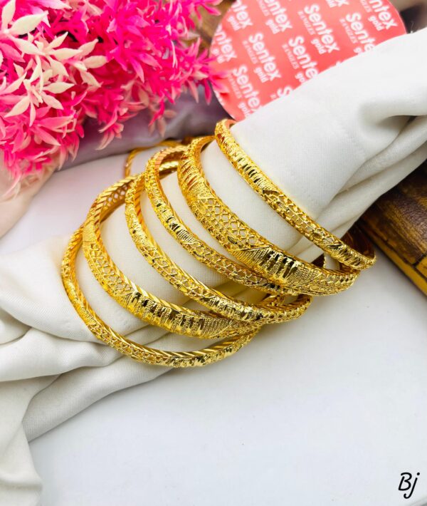 Indian Sentex 6 Peice Bangles And Chooriyan Sets - Image 5