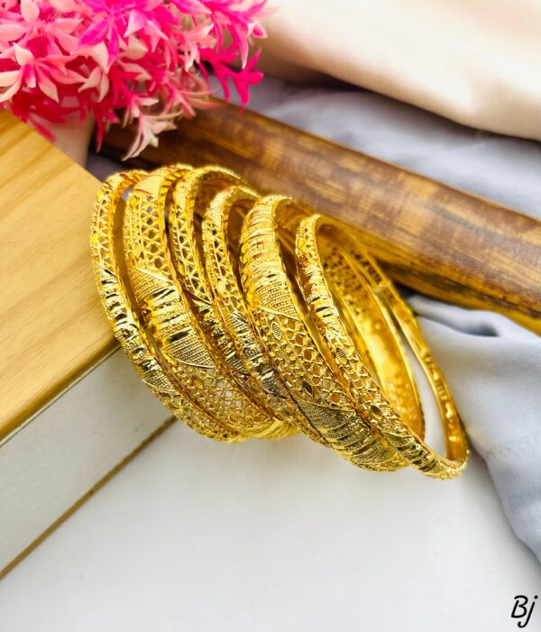 Indian Sentex 6 Peice Bangles And Chooriyan Sets - Image 3