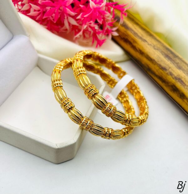 Gold Plated Manjoos Bangles - Image 2