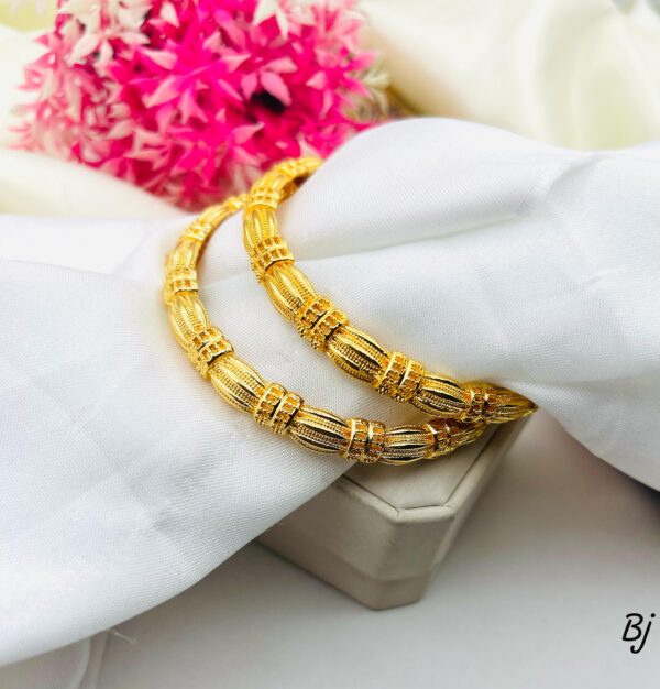 Gold Plated Manjoos Bangles - Image 4