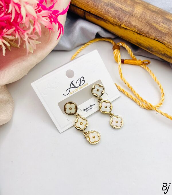 Fancy Beautiful 3 Step LV Studs - Image 3