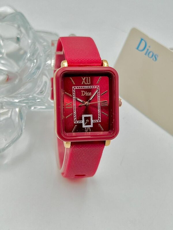 Dior Rubber Strap Ladies Watch