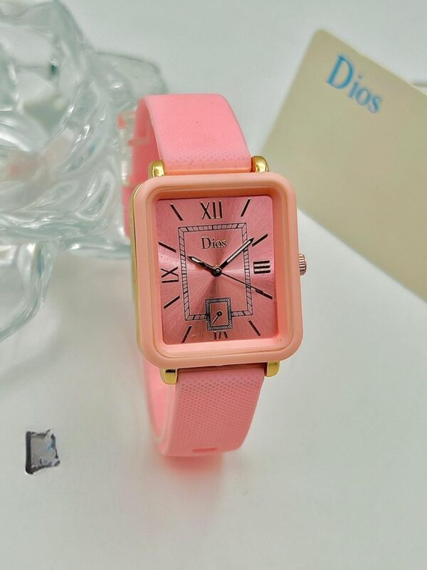 Dior Rubber Strap Ladies Watch - Image 3