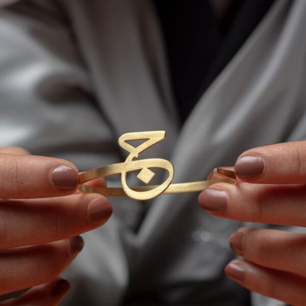 Customized Hand Cuff Bangle - Image 3